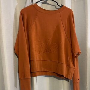 Nike Women's Burnt Orange Sweatshirt